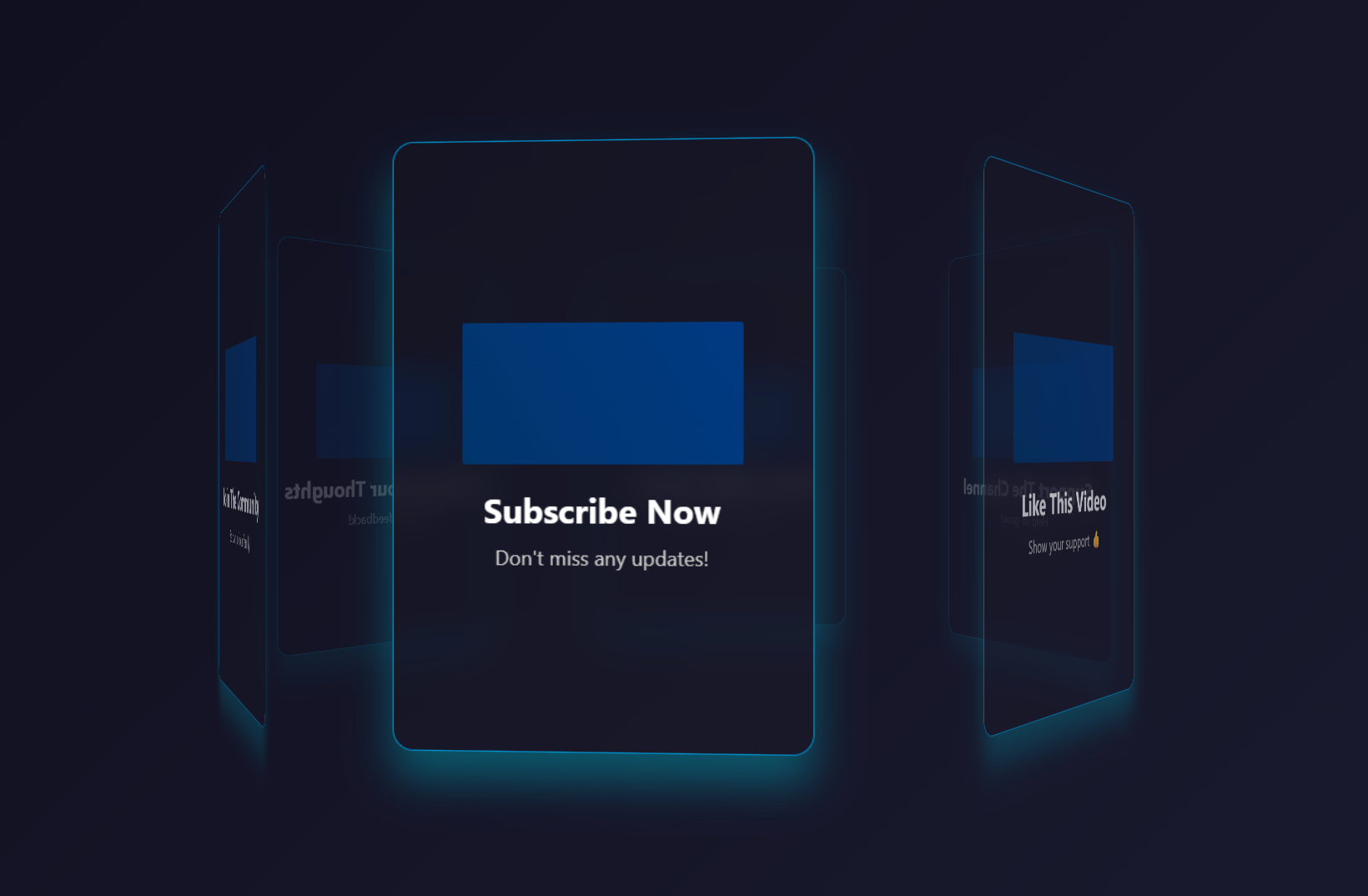 3D Rotating Carousel CSS JavaScript