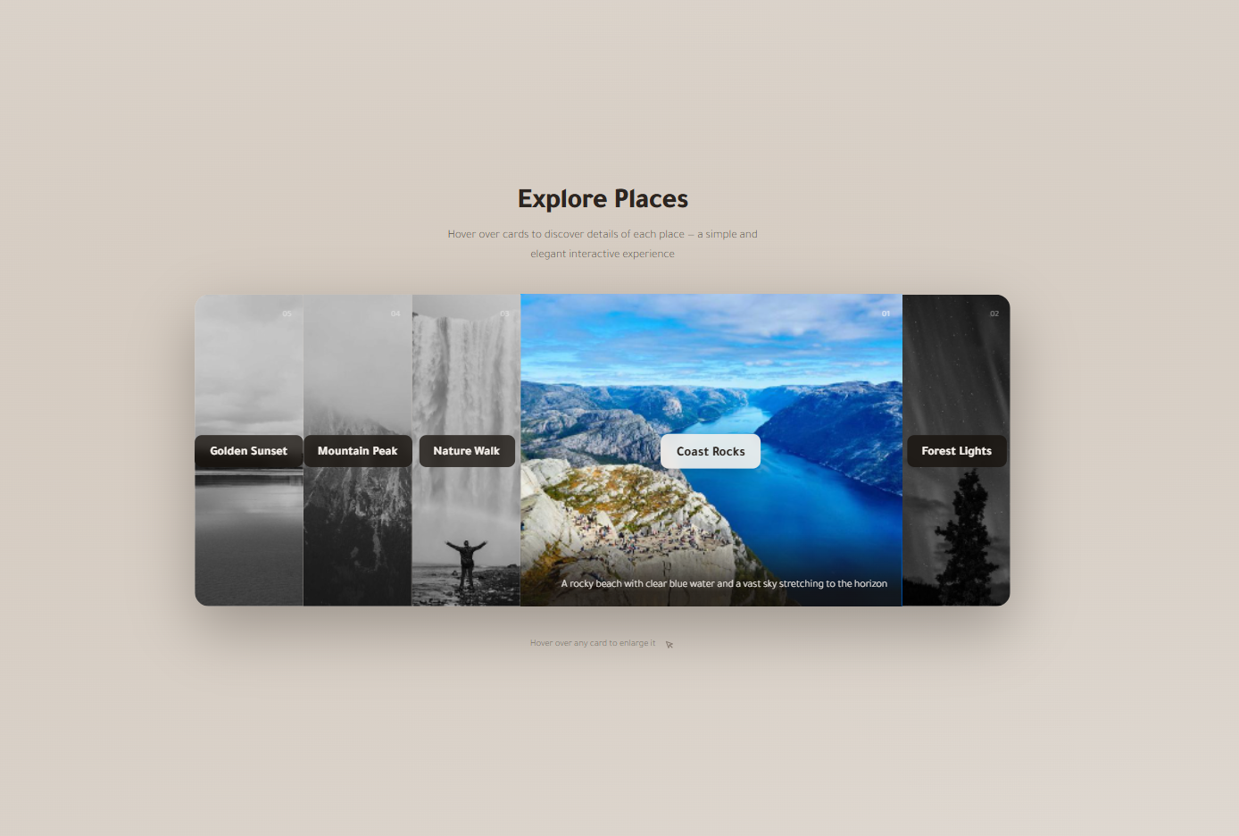 CSS Flexible Accordion Cards